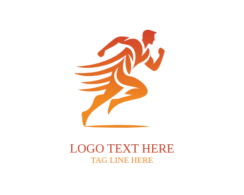 Athlete Swimmer Logo