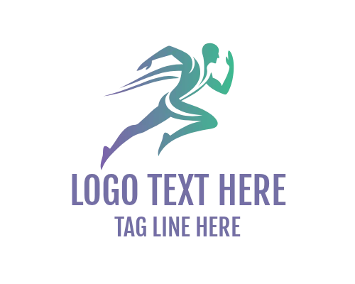 Athlete Tennis Logo
