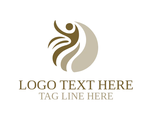  Athlete Volleyball Logo