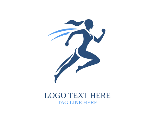 Athlete Weightlifter Logo