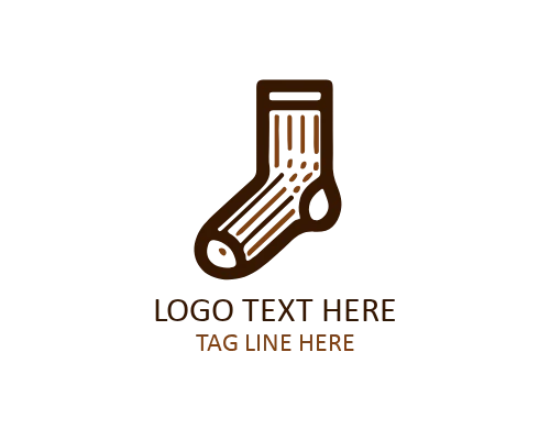 Athletic Flat Socks Logo for Sports and Fitness Brands