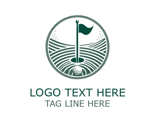 Athletic Golf Logo for Sports Club Branding