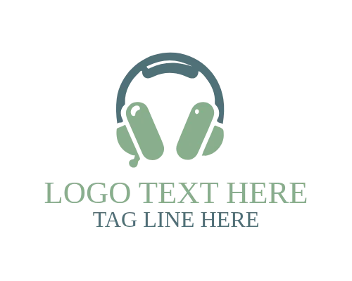 Audio Brand Headphone Logo