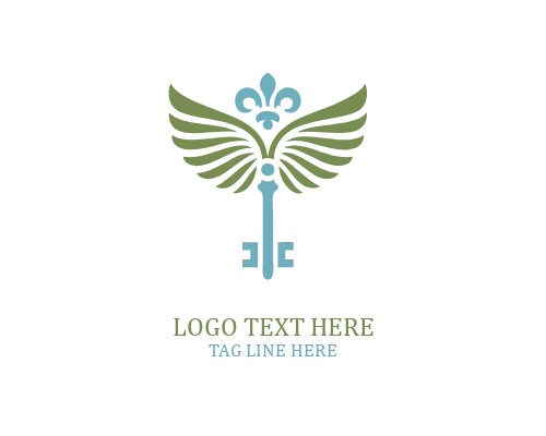Aural Gate Wings Key Logo