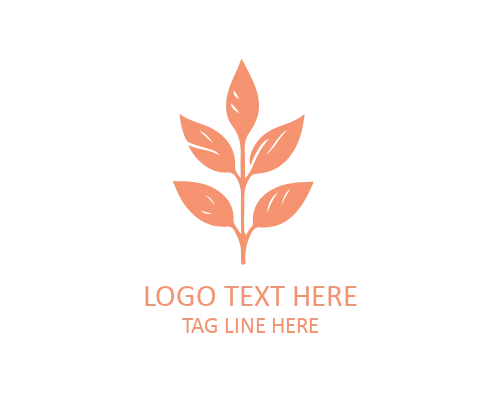 Autumn Flower Plant Logo for Natural Lifestyle Brands