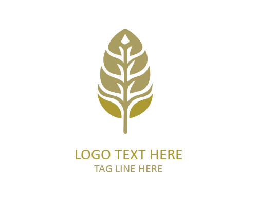  Autumn Herb Plant Logo for Natural Wellness Brands