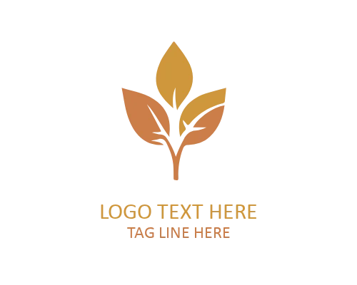 Autumn Leaf and Berry Logo for Seasonal Brands