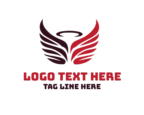 Aviation Badge Wings Logo
