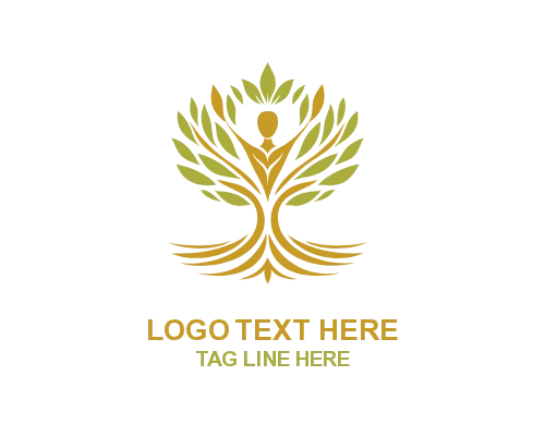 Awakebalance Human Tree Logo