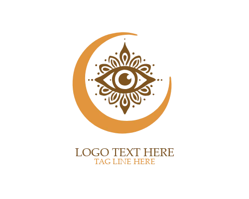 Awakened Minimal Boho Eye Logo