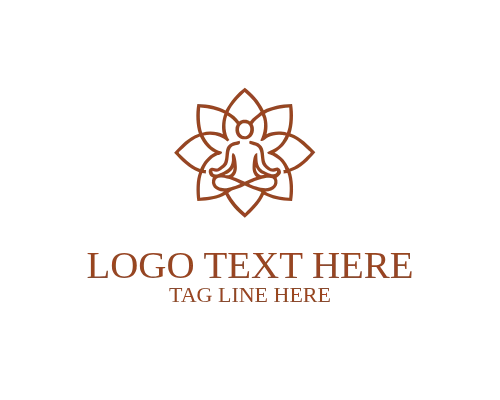 Awakening Yoga Logo logo template preview