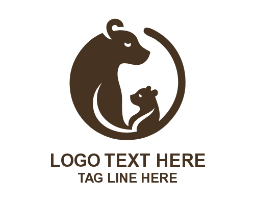 Baby Cute Outline Logo