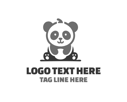  Baby Panda Love Logo
