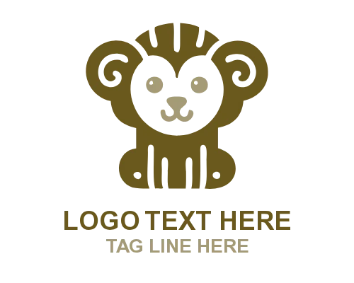 Baby Snuggle Mascot Logo