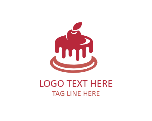 Bakery Cake Slice Emblem