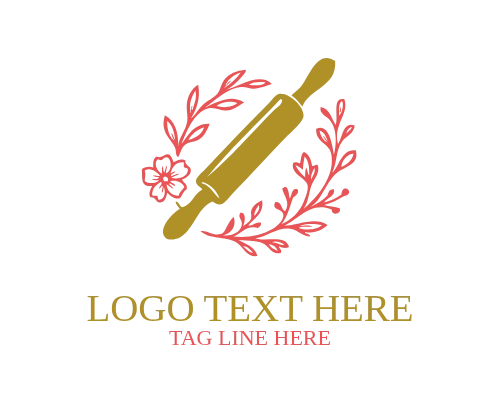 Baking Wheat Minimal Logo logo template preview