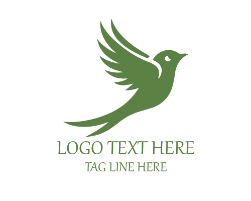 Balanced Modern Bird Logo