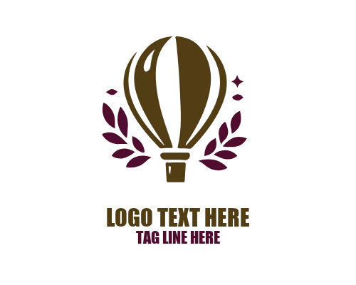 Balloon Ribbon Party Logo
