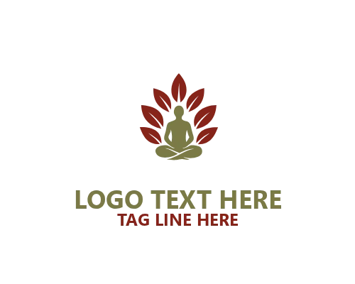 Bamboo Floral Wellness Brand Mark