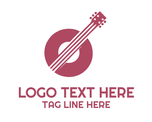 Band Minimal Guitar Logo