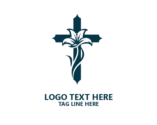 Baptism Cross Logo