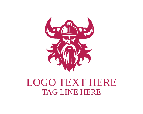 Barbarian Warrior Logo for Adventure and Gaming Brands