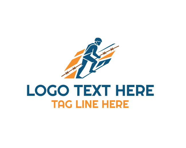 Barbed Wire Climber Compass Logo