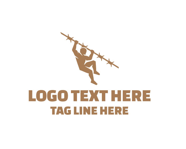 Barbed Wire Climber Crown Logo