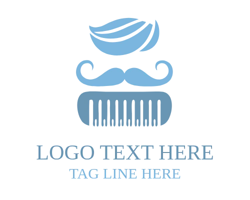 Barber comb Logo