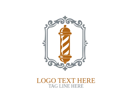 Barbershop Classic Crest Logo