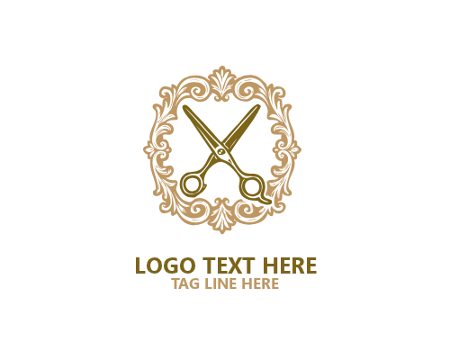 Barbershop Modern Crest Logo