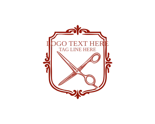 Barbershop Modern Emblem Logo