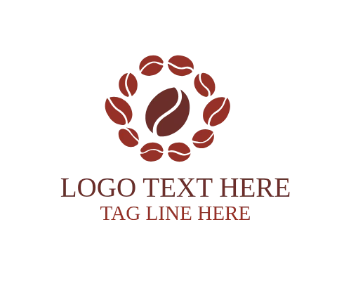 Barista Style Coffee Bean Logo