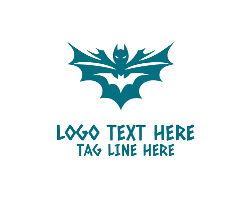 Bat Emblem Icon Logo