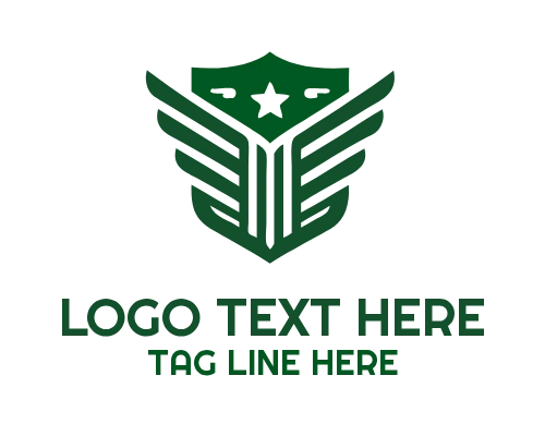 Battle Military Shield Logo