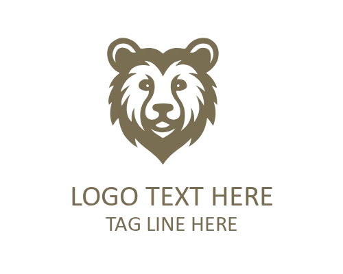Bear Head Logo for Creative Branding