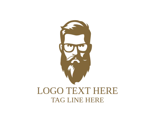 Beard Guy Barber Shop Logo