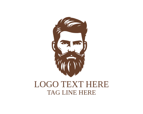 Beard Guy Barber Shop Logo