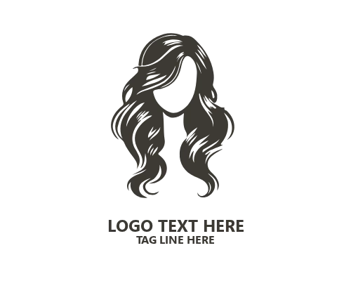 Beauty Emblem Women Hair Logo