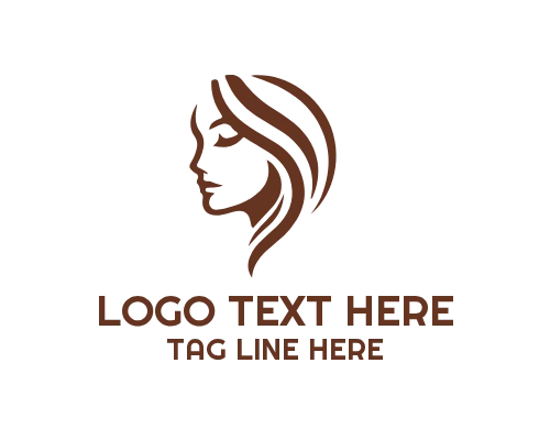 Beauty Feminine Portrait Logo