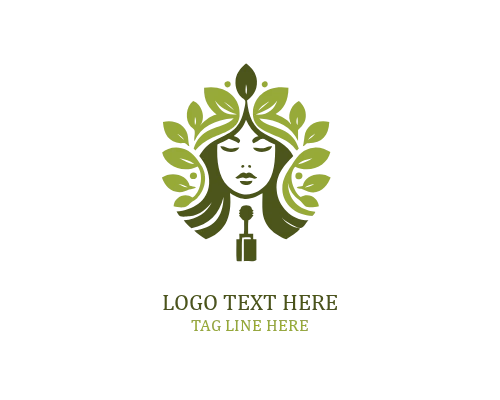 Beauty Lips Stylish Lady Logo