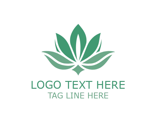 Beauty Lotus Floral Logo for Cosmetic and Spa Branding