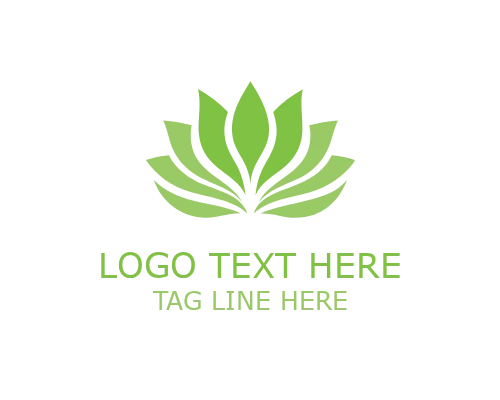 Beauty Outline Lotus Floral Logo for Cosmetic Branding