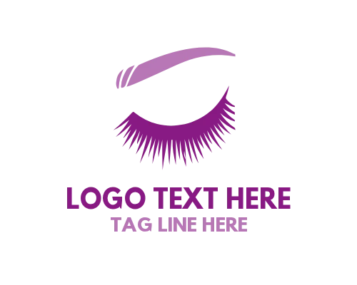 Beauty Salon Lashes Eye Logo