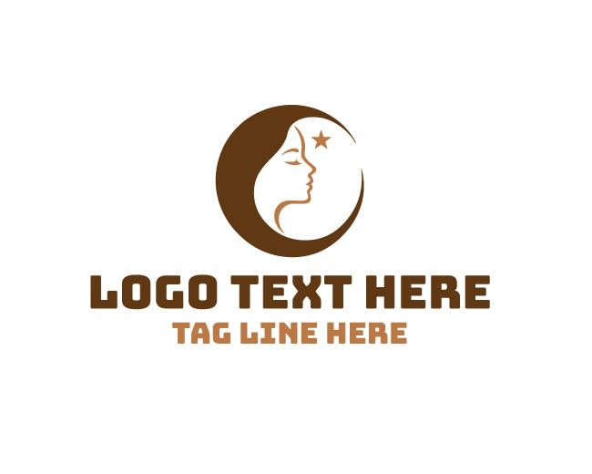 Beauty Star Glow Design Logo