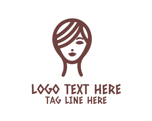 Beauty Woman Minimal Line Logo