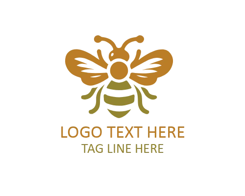 Bee Line Art Logo for Elegant and Minimal Branding