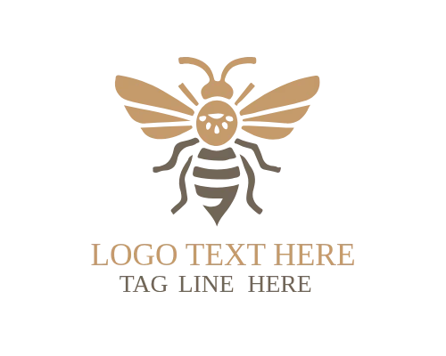 Bee Mascot Logo for Friendly Brands and Small Businesses