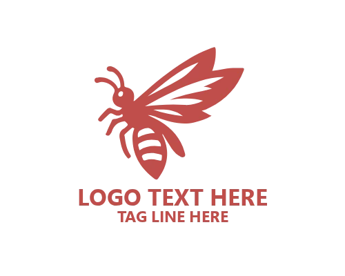 Bee Shield Emblem Logo for Protection and Strength Branding