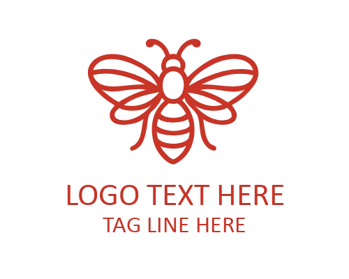 Bee Wing Outline
